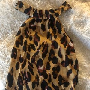 Cheetah Print Halter Top